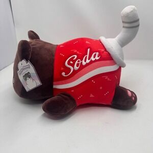 Aphmau Soda Drink Cat large Meow MeeMeows Catface  11" classic Plush Kitty